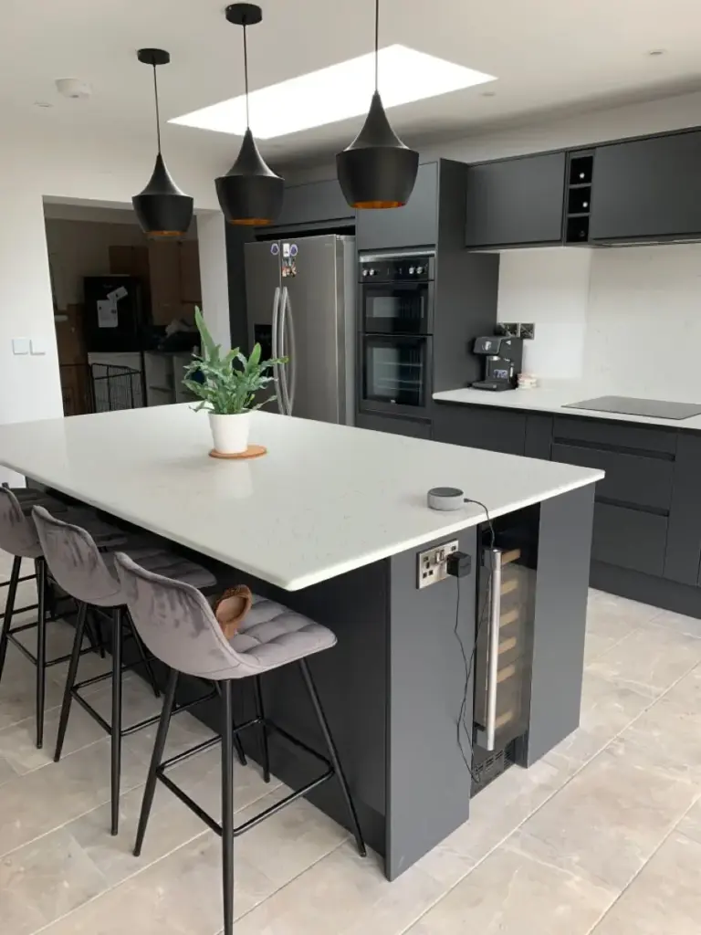 Copy of Carrara Bianco kitchen counter top